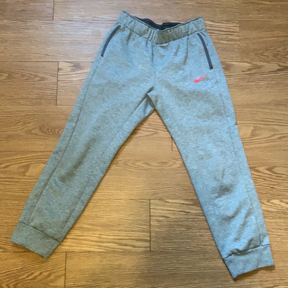 Nike Dri-Fit Girl Sweatpants, Gray, Size: Large